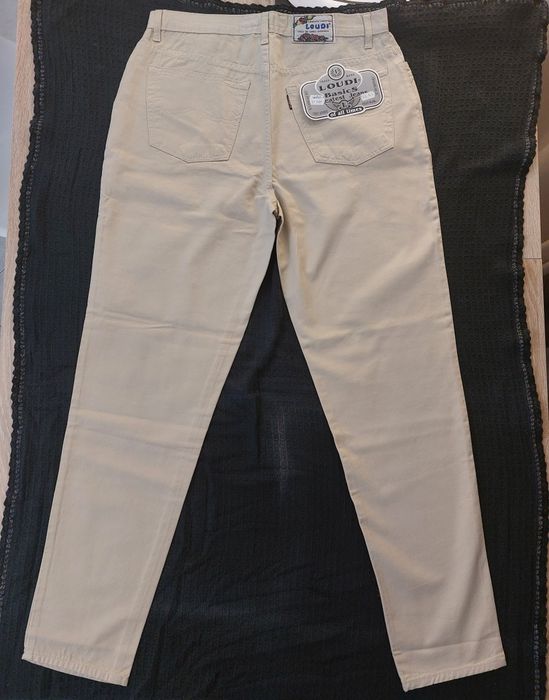 Calças de ganga beges Loudi 44