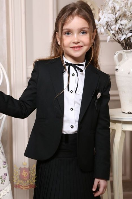 Пиджак школьный Милана на девочку 140-146см