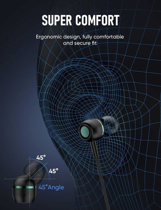 Przewodowe słuchawki douszne VEENAX M3