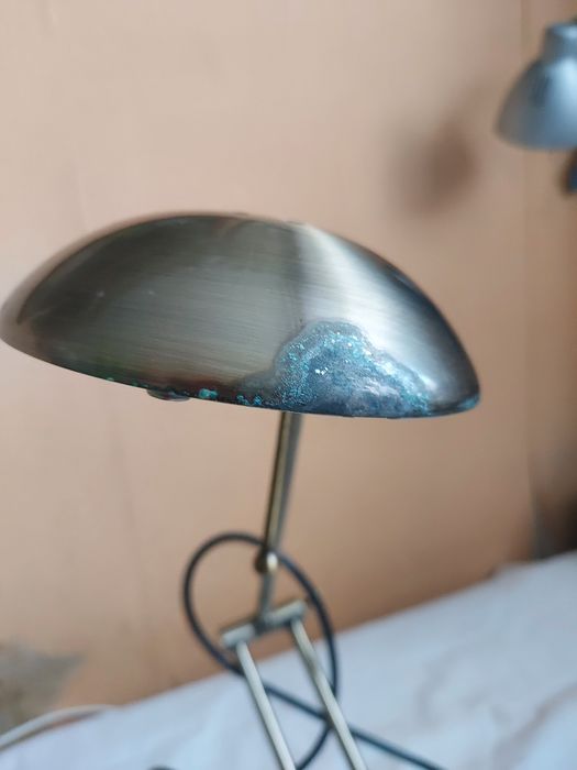 Lampa stołowa LED biurkowa stal ze ściemniaczem