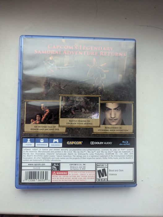 Onimusha Warlords ігри игры диски на PS4 PS5