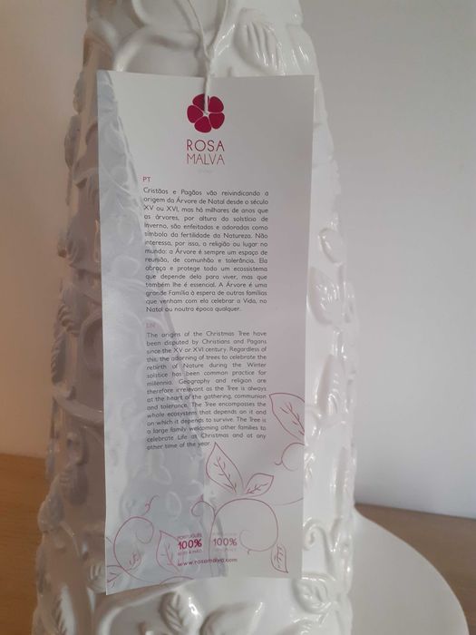 Árvore de Natal em cerâmica do Atelier Rosa Malva por Mané Pupo