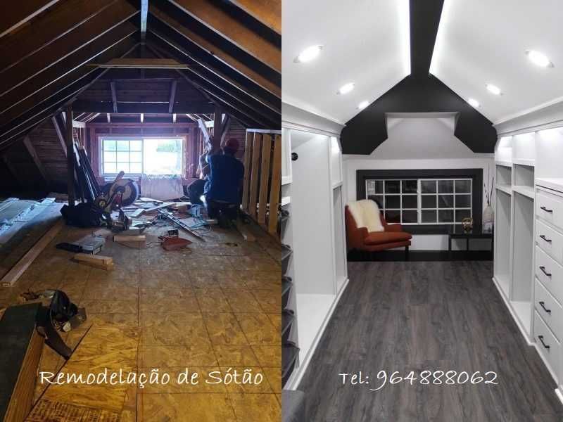 Aproveitamento de Sótão - transformar num espaço útil, funcional e habitável!527126368323512321