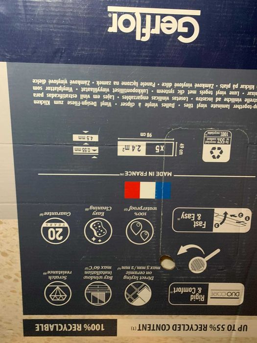 Panele winylowe nowe, nieużywane