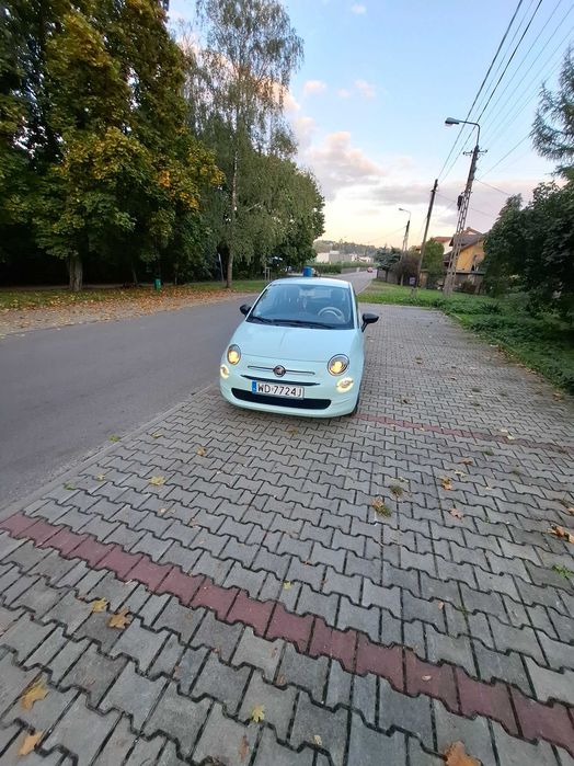 Fiat 500 1.2 benzyna niski przebieg salon  pl vat 23
