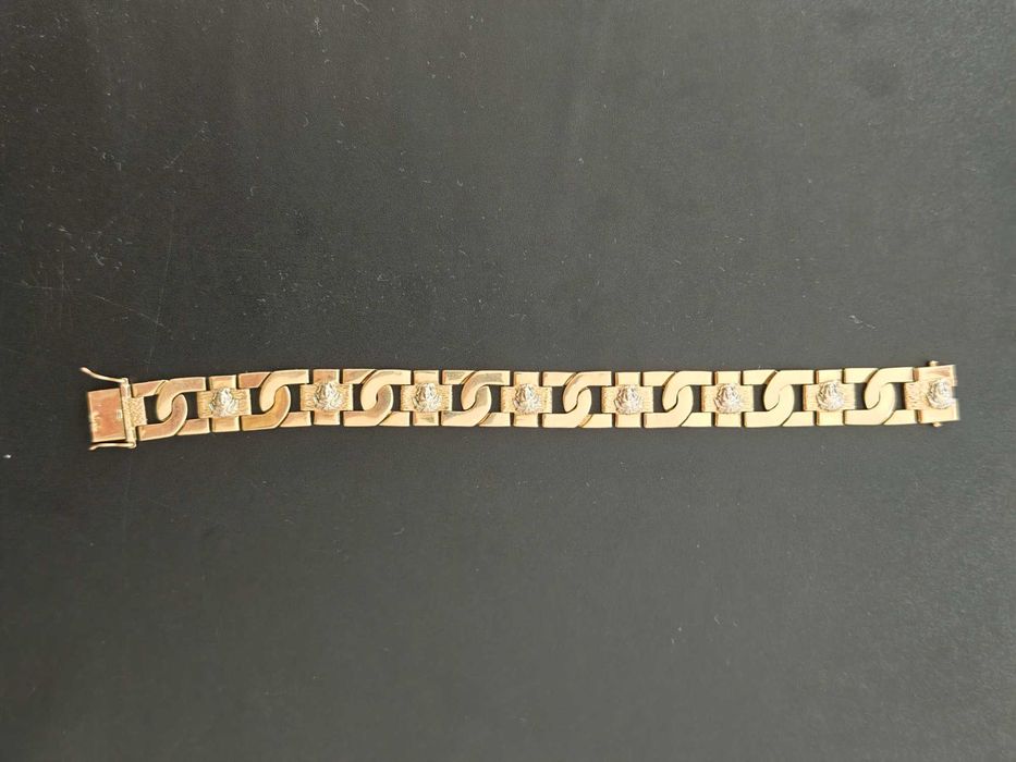 Bransoletka Versace. Próba 585. Długość 22,5cm. Mało używana.