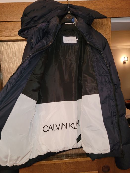 kurtka puchowa puch kaczy Calvin klein oryginał