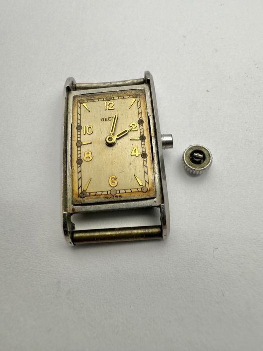 Zegarek Art Deco Recta cal MV H3 do naprawy