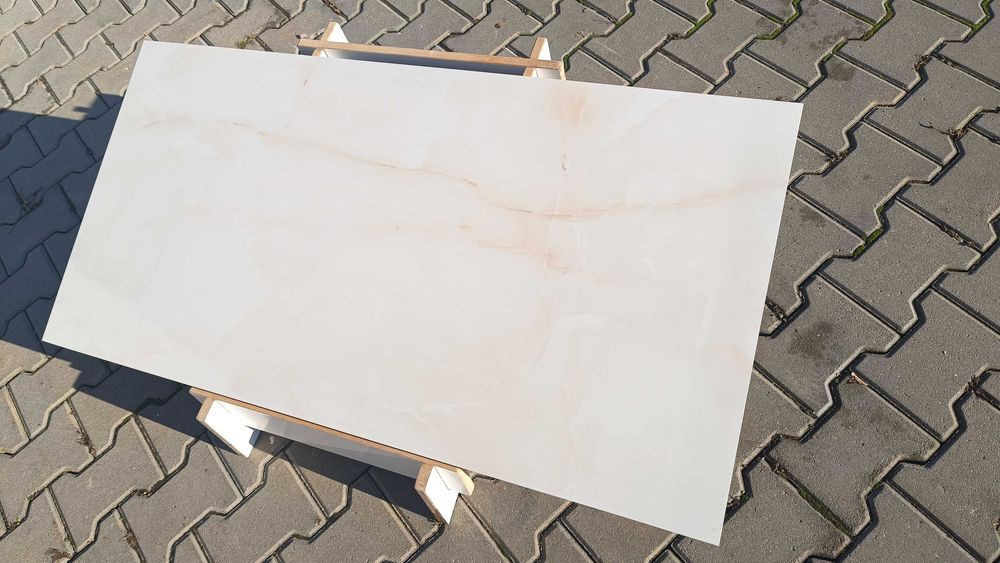 Płytki gresowe polerowane W Odcieniu Beżowym Antyski Beige EX196 | 60x120 | Promocja | Na Stanie