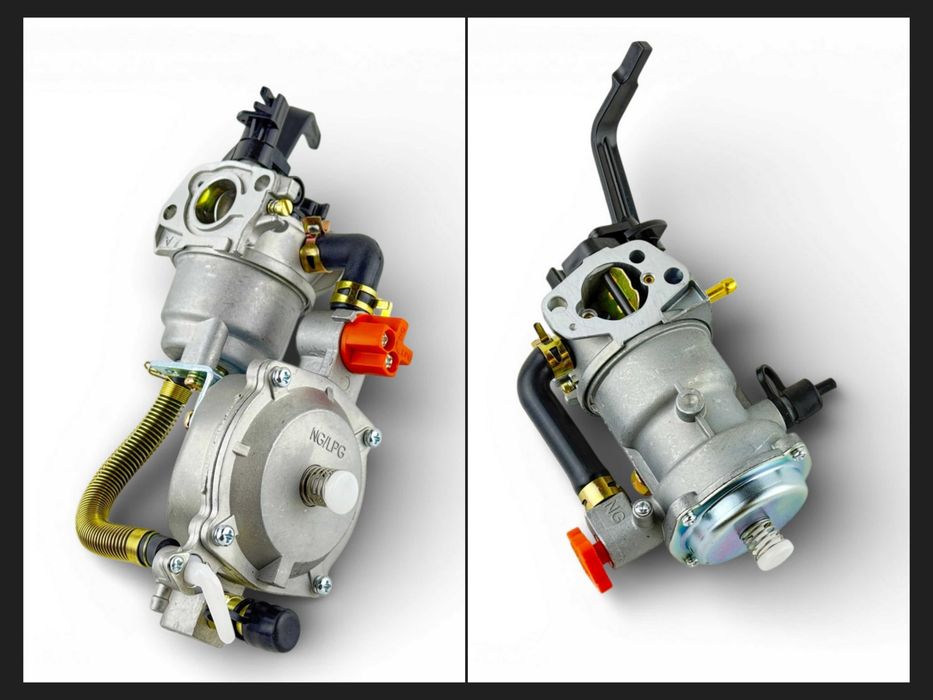 Газовий карбюратор NG/LPG для генератора 2-4кВт(168F/170F) газ/бензин