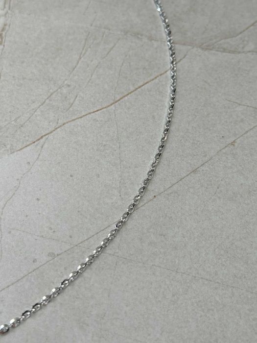 Srebrny łańcuszek Ankier 55 cm pr.925 Piękny