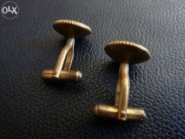 3 Pares Botões de Punho + Mola Gravata