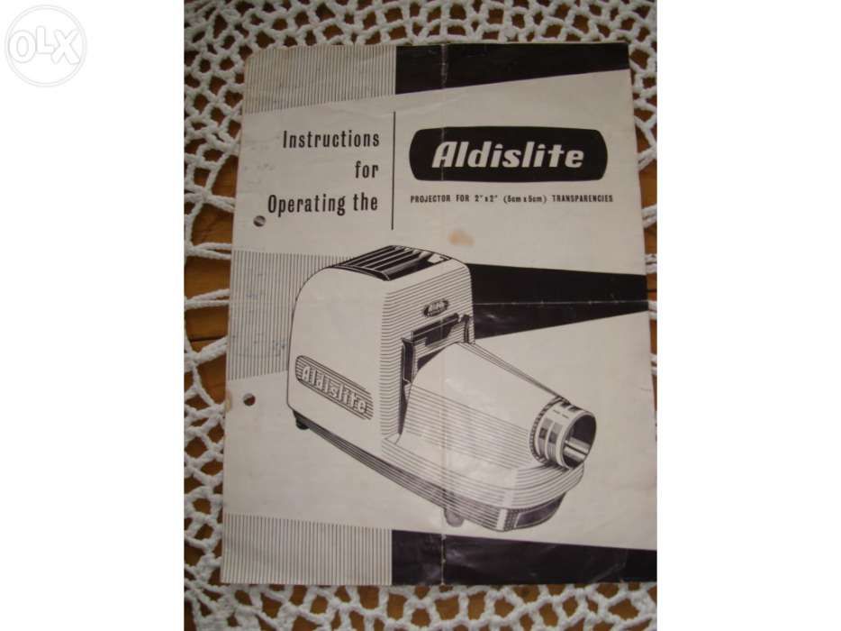 Projector de slides muito antigo