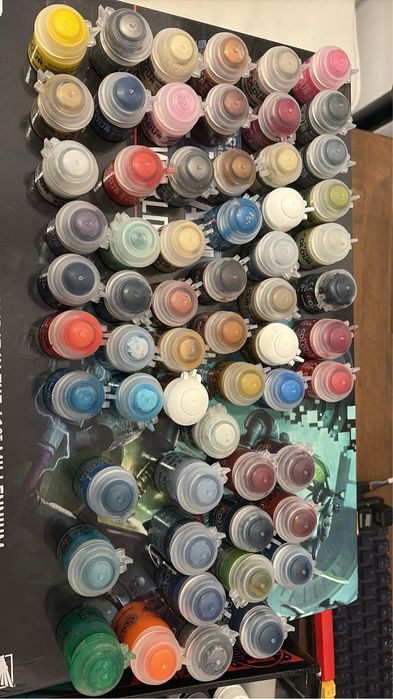 Zestaw farb Citadel colour używane ok 59 sztuk