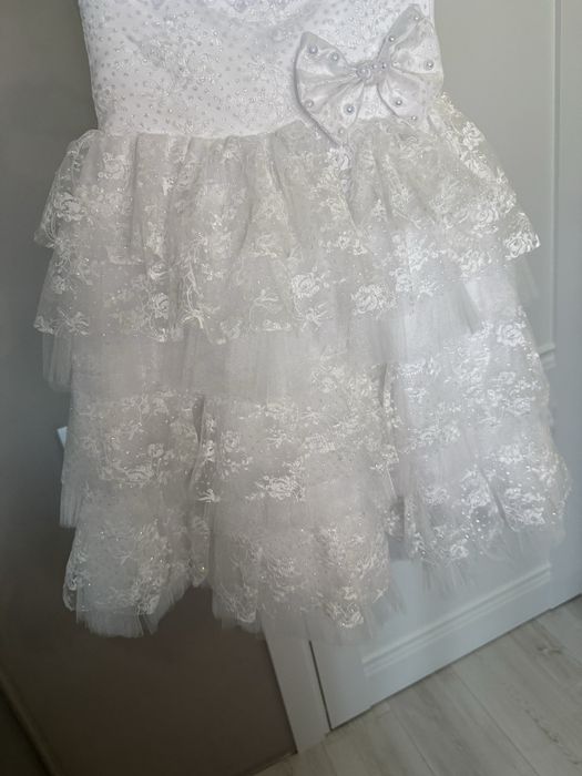 Сукня біла Сніжинки, Костюм Сніжинки 5-6 років