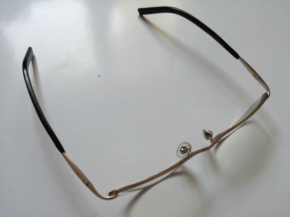 BACARRA zlote delikatne oprawki damskie okulary