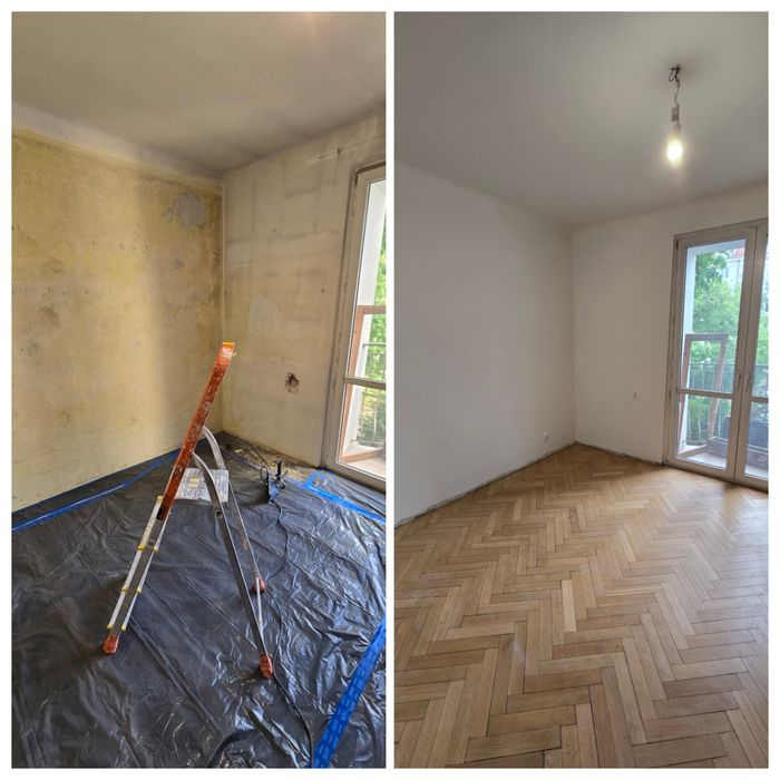 Malowanie mieszkań Warszawa | Gładź gipsowa | Szpachlowanie | Naprawy ścian