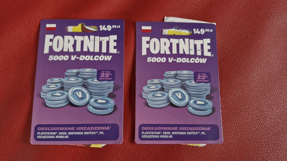 Fortnine karta 5000 v-dolców vdolce