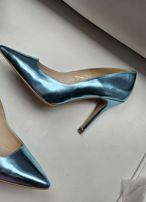 ZIGN czółenka metaliczne roz 42