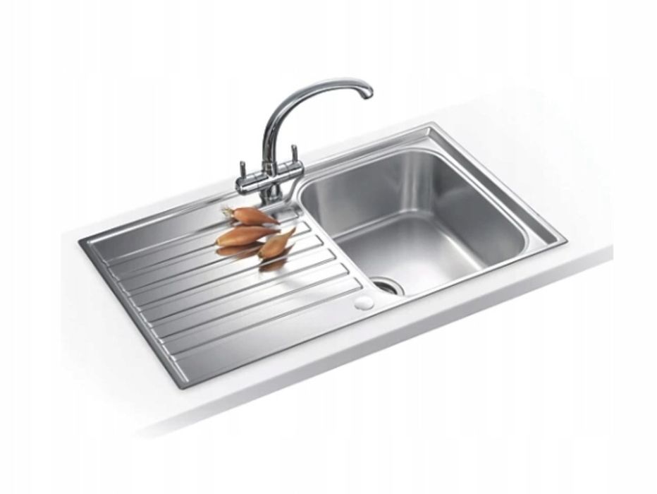 Zlewozmywak jednokomorowy Franke Ascona stal srebrny