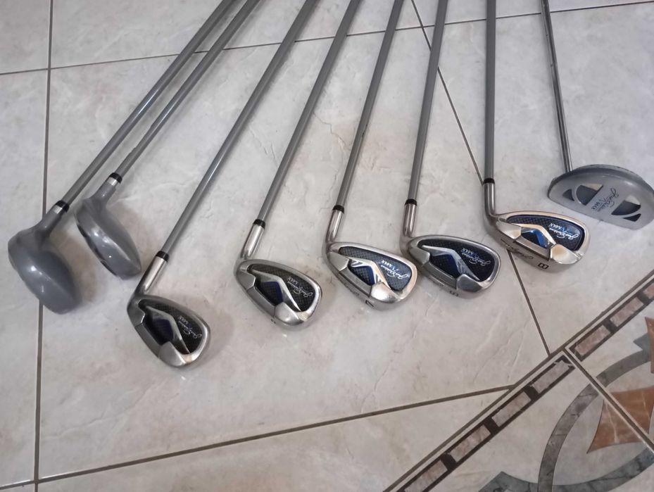 Paço de golfe e saco