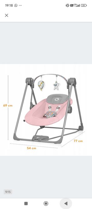 Leżaczek-bujaczek Lionelo Otto nowy