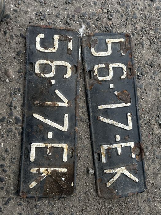 Stare tablice rejestracyje ! Prl ! Antyk ! Okazj