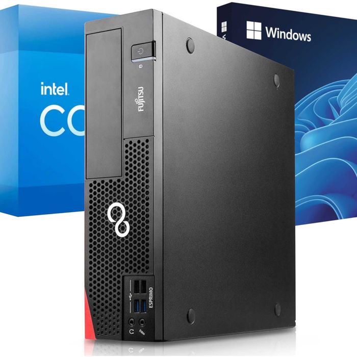 GOTOWY NA PRACĘ! Fujitsu D556 SFF | i5-7500 | 8GB DDR4 | SSD 256GB | Windows 11