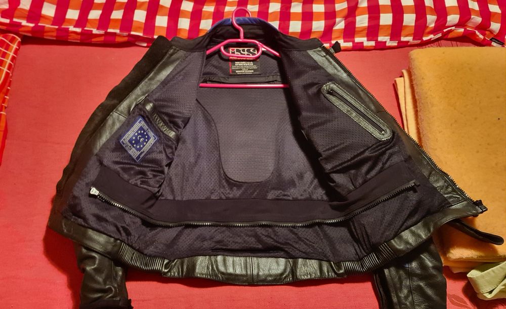 Casaco de moto em Couro /Pele IXS Swiss