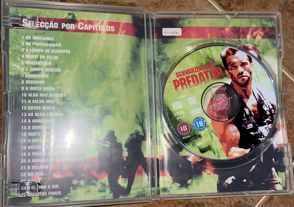 Dvd predador - schwarzegger