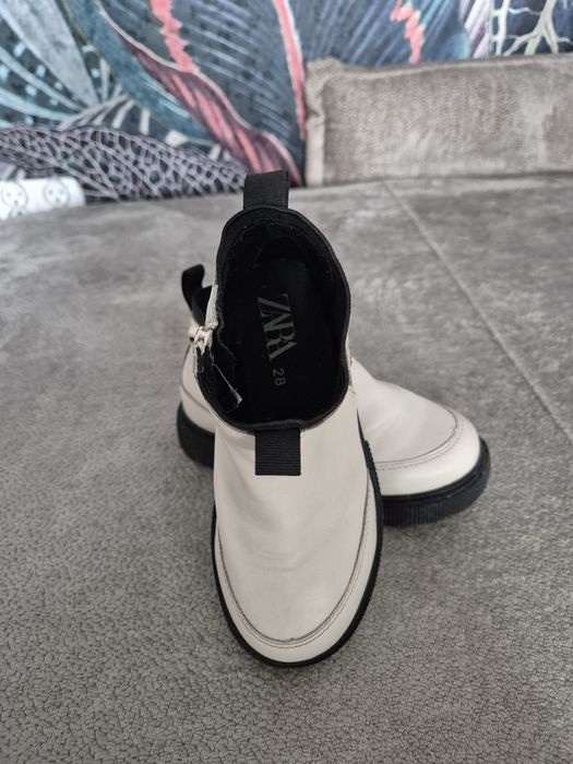 Buciki dla dziewczynki stylowe Zara r. 28