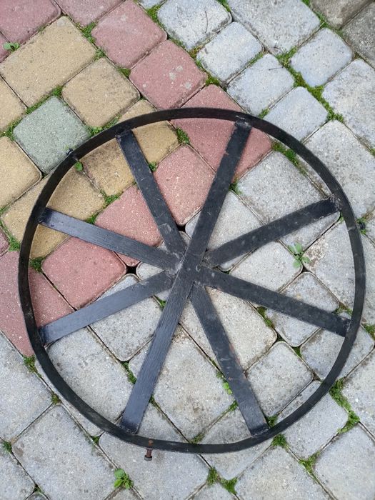 Koło metalowe zabezpieczenie na beczkę 60 cm