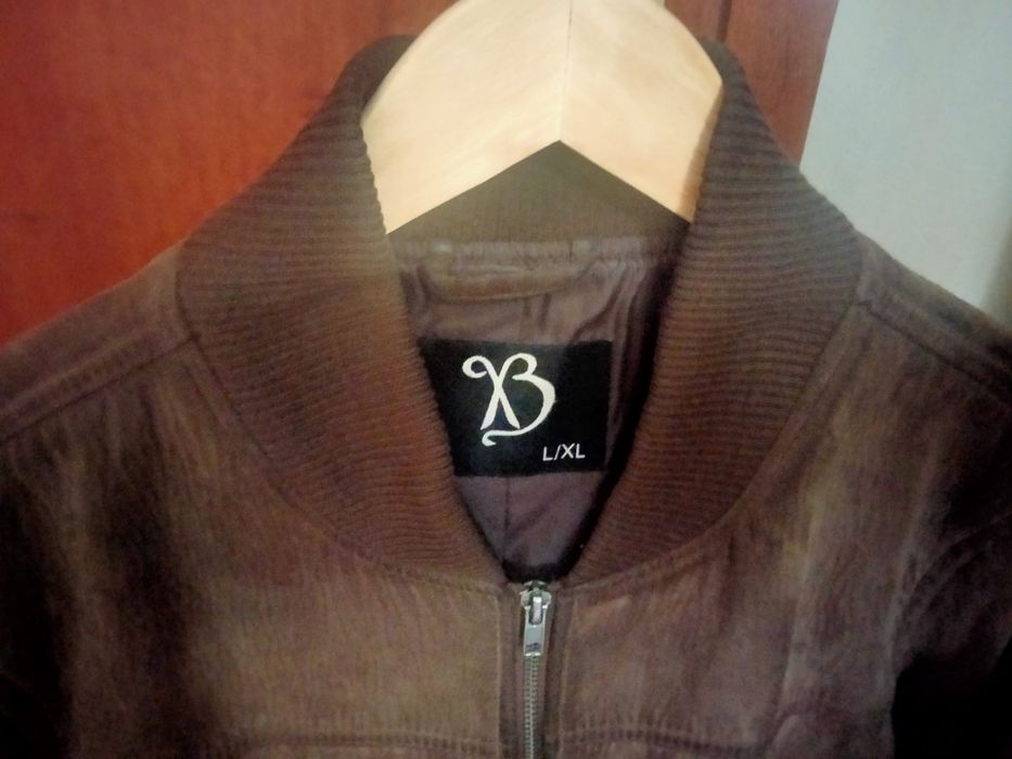 Casaco Castanho de Camurça tamanho L/XL