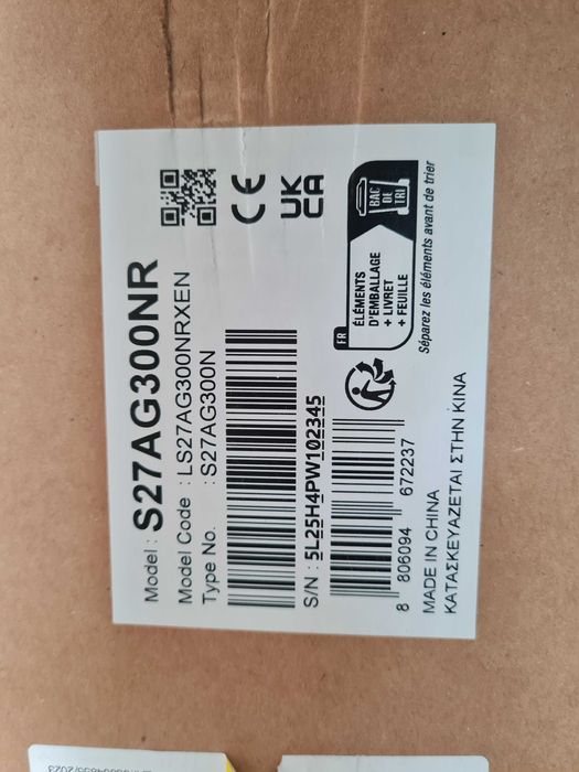 Монітор Samsung Odyssey G3 LS27AG300NR/NIXCI 144ГЦ ігровий