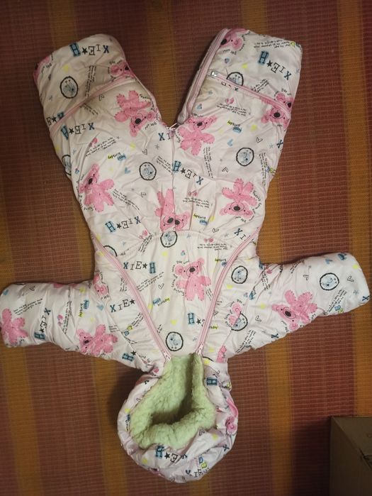 Комбінезон для дівчинки зимовий