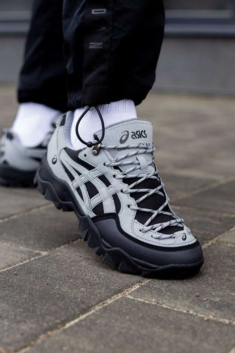 ‼️НОВІ Кросівки ASICS Gel-Pickax Dark Grey Black