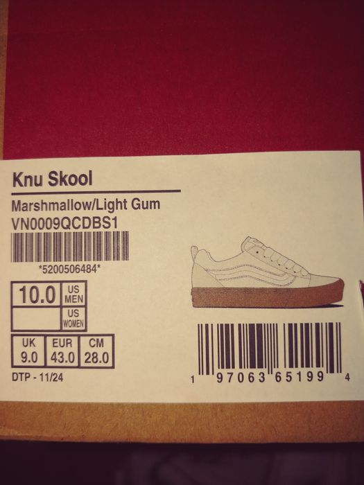 Buty skurzane męskie Vans Skool 43