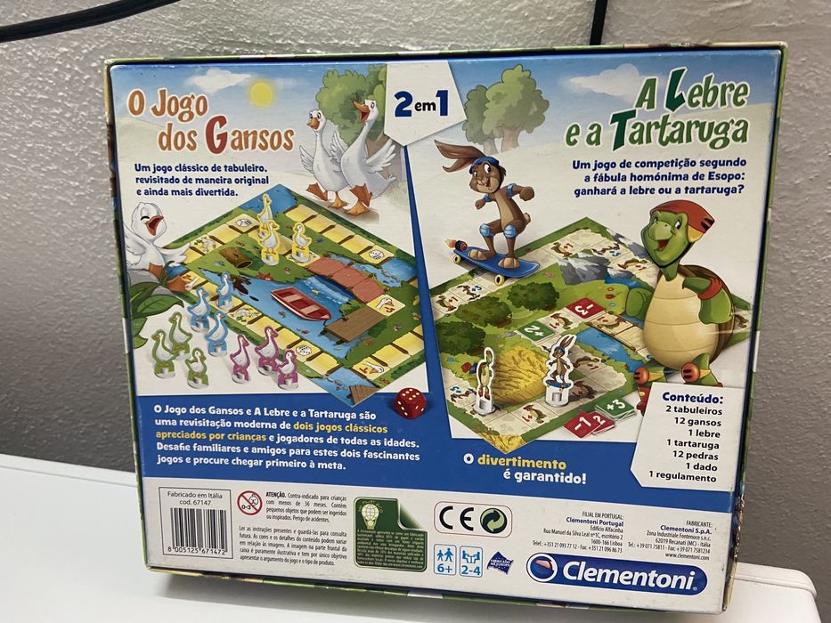 Jogo a lebre e a tartaruga