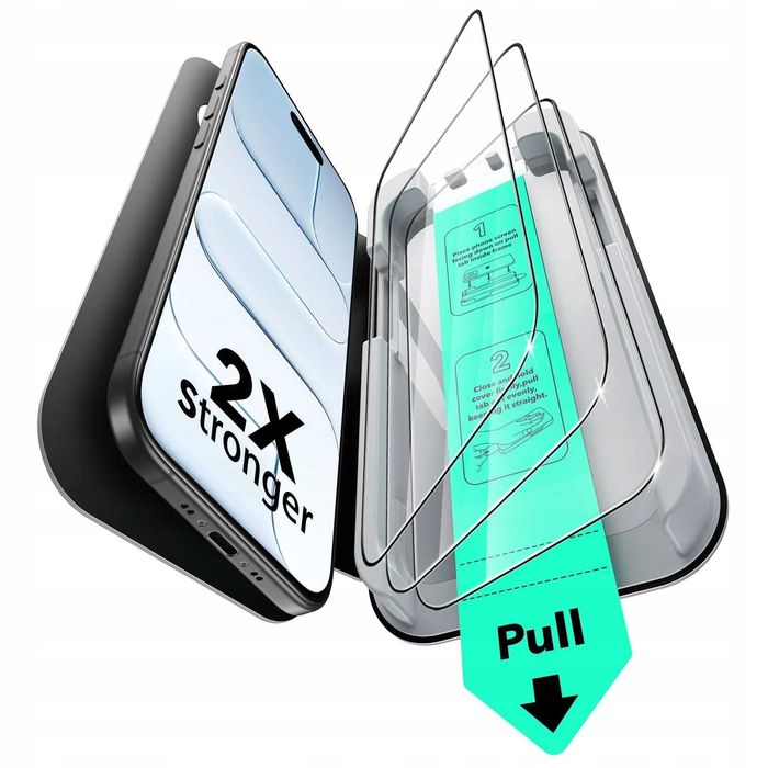 LISEN SCREEN PROTECTOR 2szt Folia hydrożelowa do iPhone 15 + aplikator