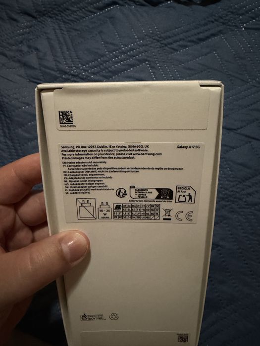 Telemóvel Galaxy A17 5G não- aberto