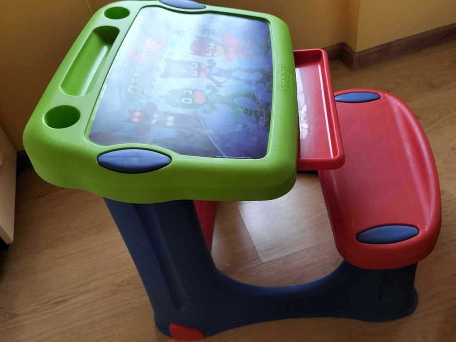 Smoby Duży stolik dla dzieci biurko ławeczka Pidżamersi