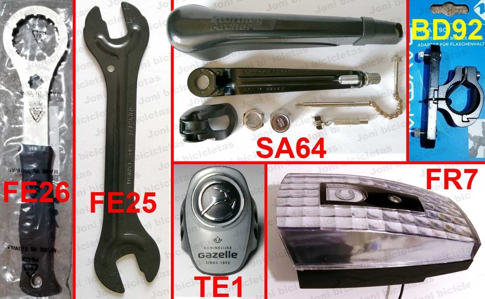 Peças e ferramentas de bicicleta