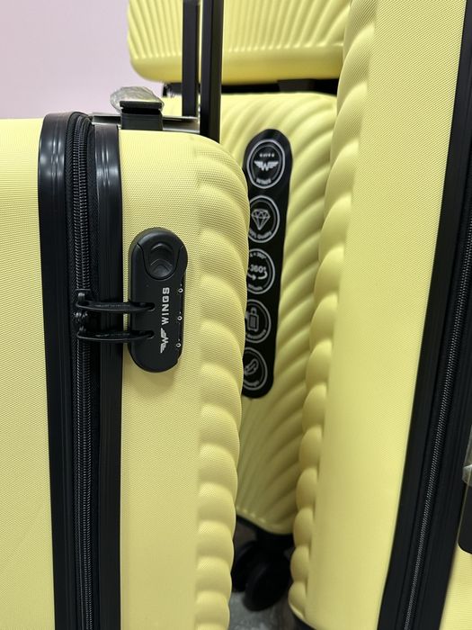 ОРИГІНАЛ‼️Польська валіза, чемодан на колесах, валіза з код замком