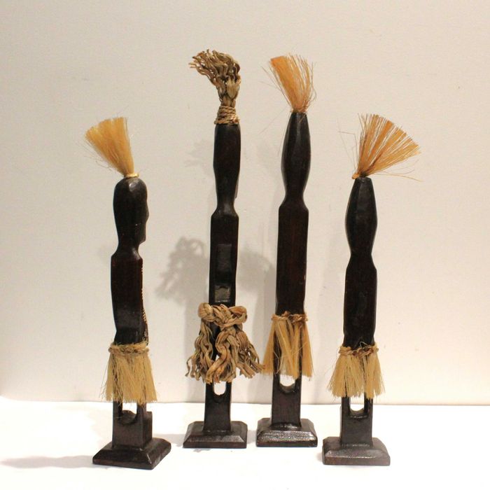 Esculturas Madeira - Família Tribal- 1996
