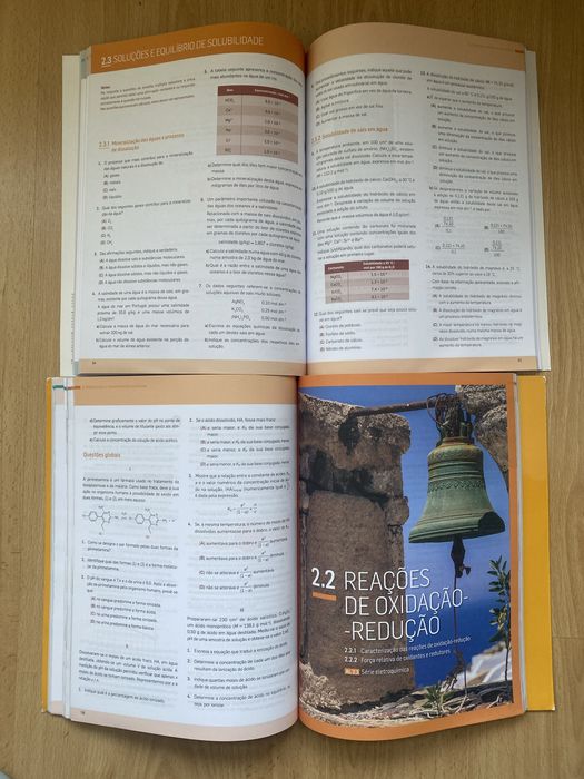 Manuais 11 F e 11 Q e caderno de atividades
