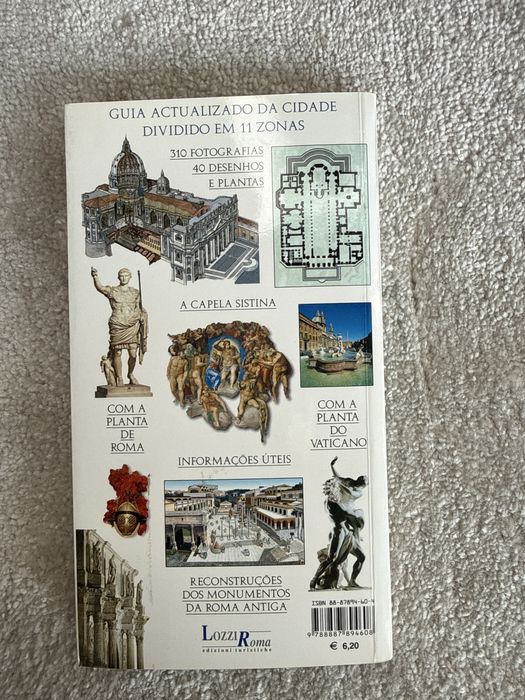 Livro de Roma com descrição da cidade