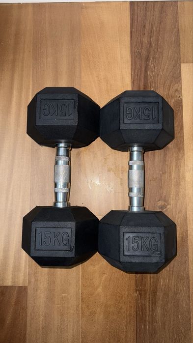 Halteres hexagonais 15kg