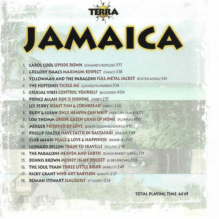 Jamaica - - - - - Terra - - - - - CD