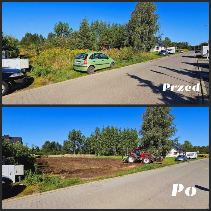 WYCINKA DRZEW Czyszczenie działki MULCZER LEŚNY karczowanie