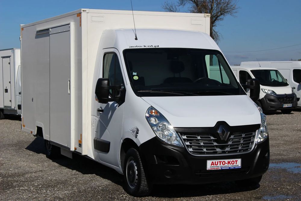 Renault MASTER 2.3*130 KM*/ KONTENER+BOCZNE DRZWI / KLIMA / CZUJNIKI COFANIA/ SERWIS / STAN IDEALNY /  **NIEEKSPLOATOWANY po Polskich Drogach**/auto-kot.pl/